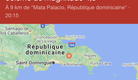 La République Dominicaine secouée par un séisme de magnitude 4,5