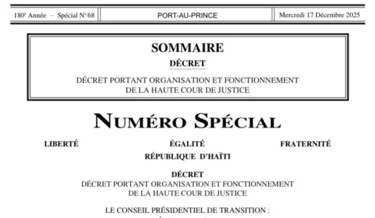 Le Décret sur la haute Cour de Justice : est-ce un décret scélérat ou un Décret historique pour activer la Haute Cour de Justice et rompre avec l’impunité ?