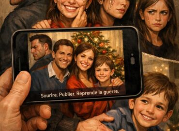 SOURIRES EN LOCATION, LA PHOTO DU MENSONGE FAMILIAL : ÉDITION DE NOÈL.