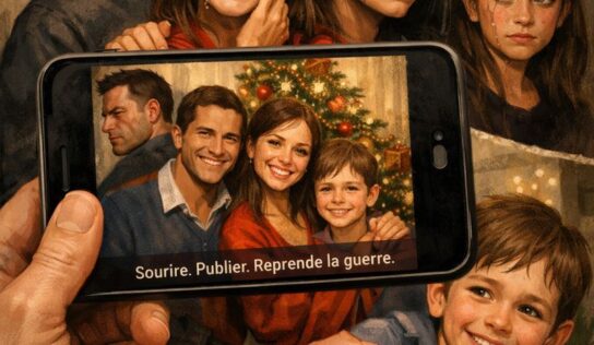 SOURIRES EN LOCATION, LA PHOTO DU MENSONGE FAMILIAL : ÉDITION DE NOÈL.